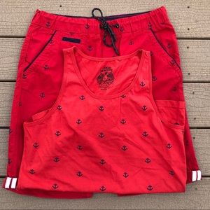 Shorts and Tank top matching set by Xios